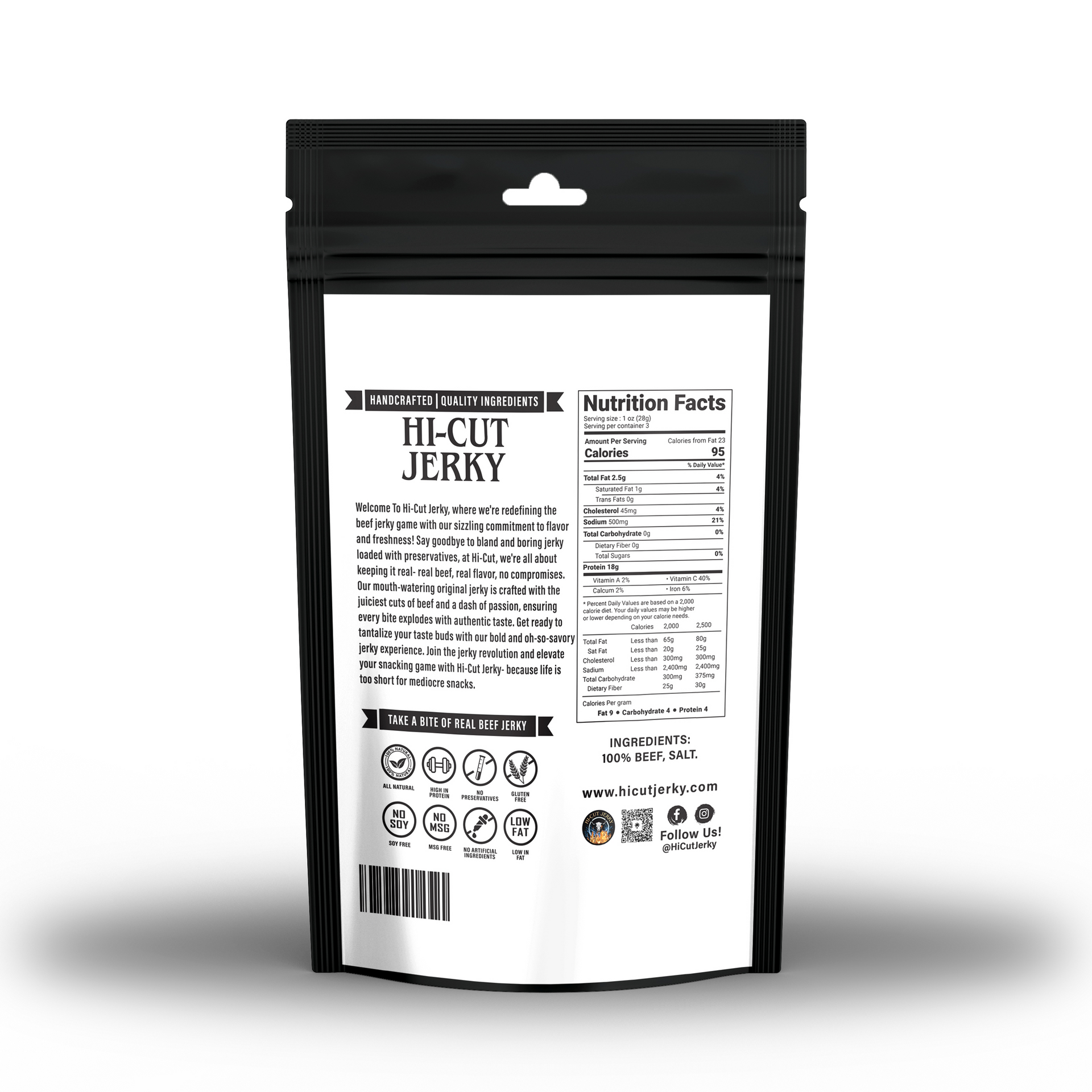 Hi-Cut Original Beef Jerky – 3 oz