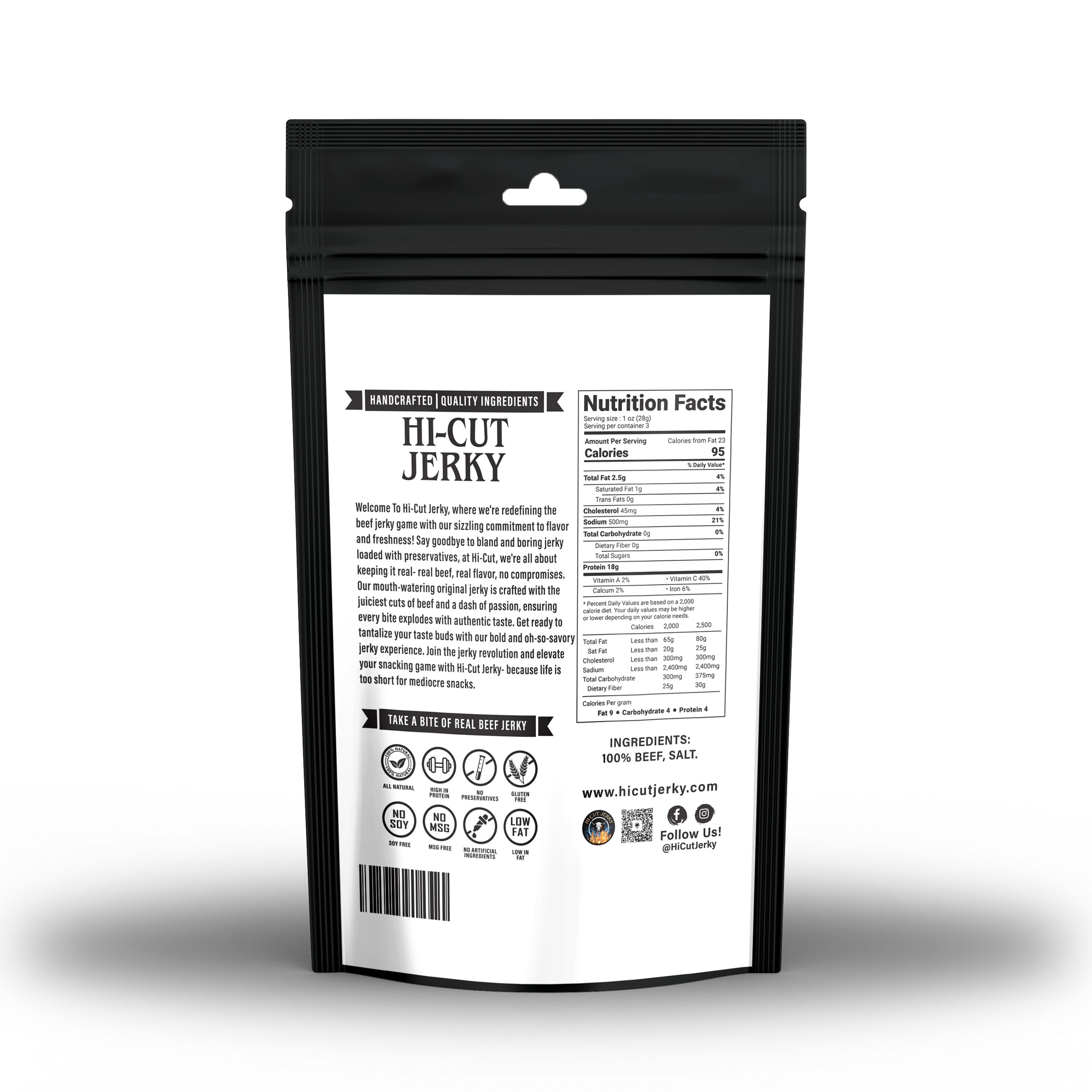 Hi-Cut Original Beef Jerky – 3 oz