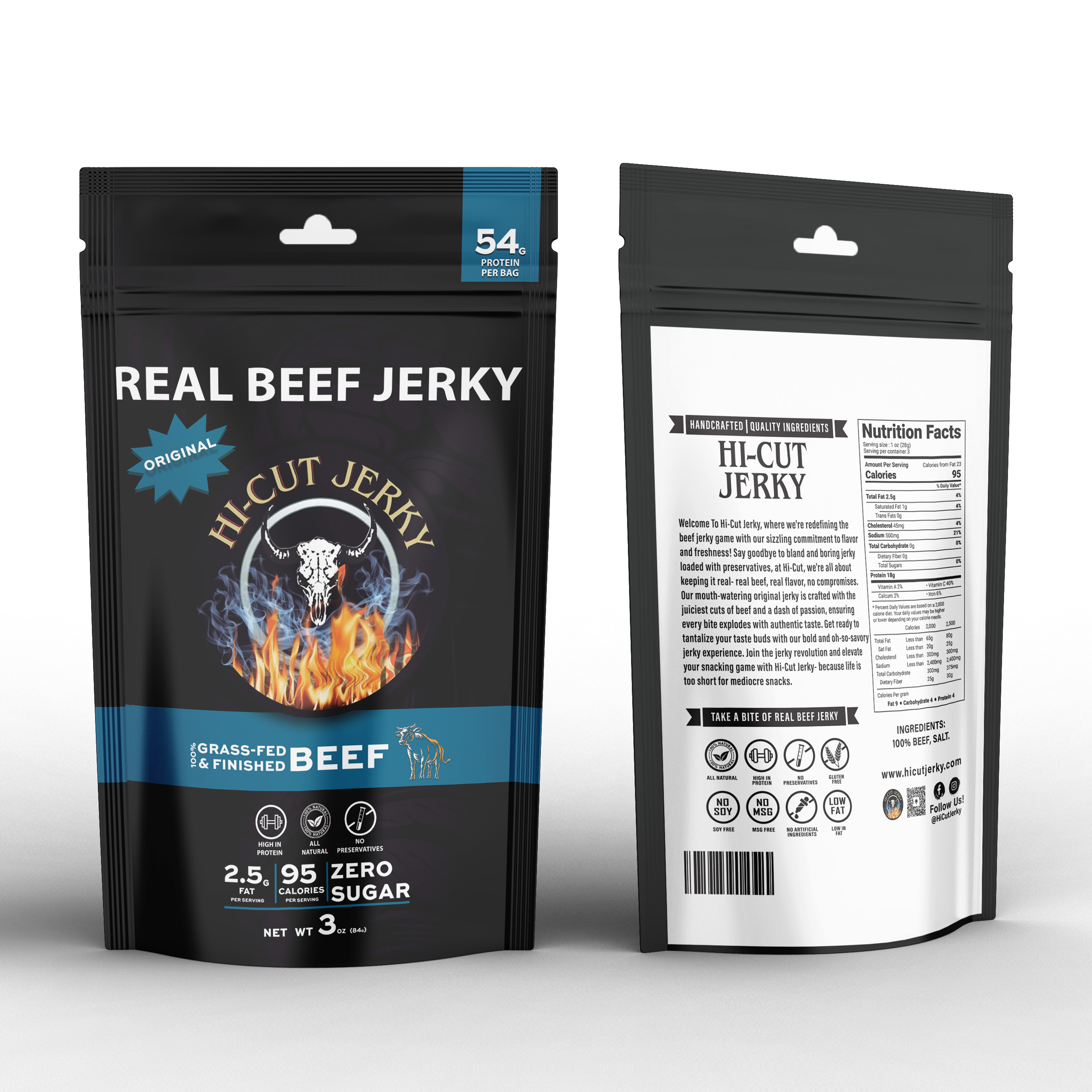 Hi-Cut Original Beef Jerky – 3 oz