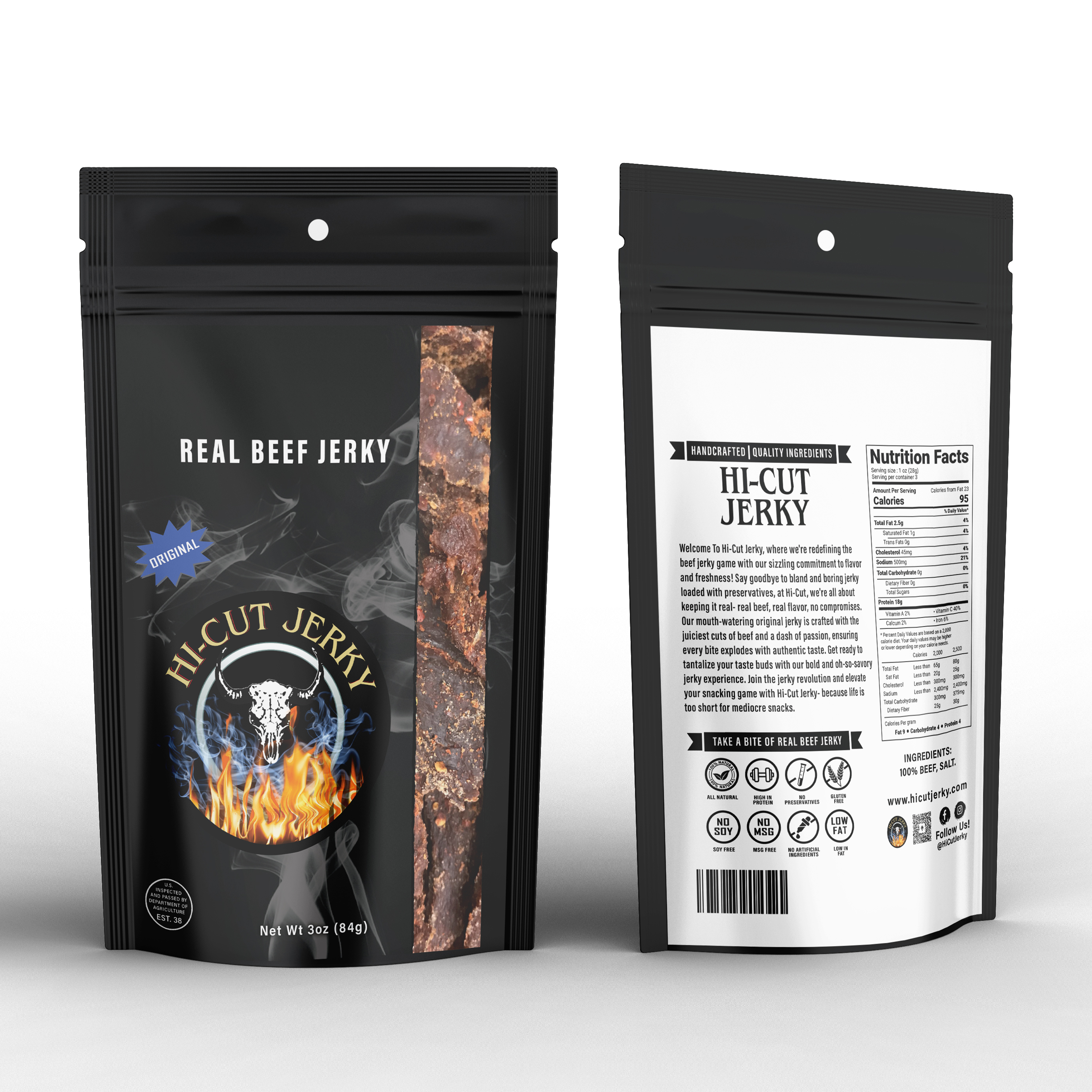 Hi-Cut Original Beef Jerky – 3 oz