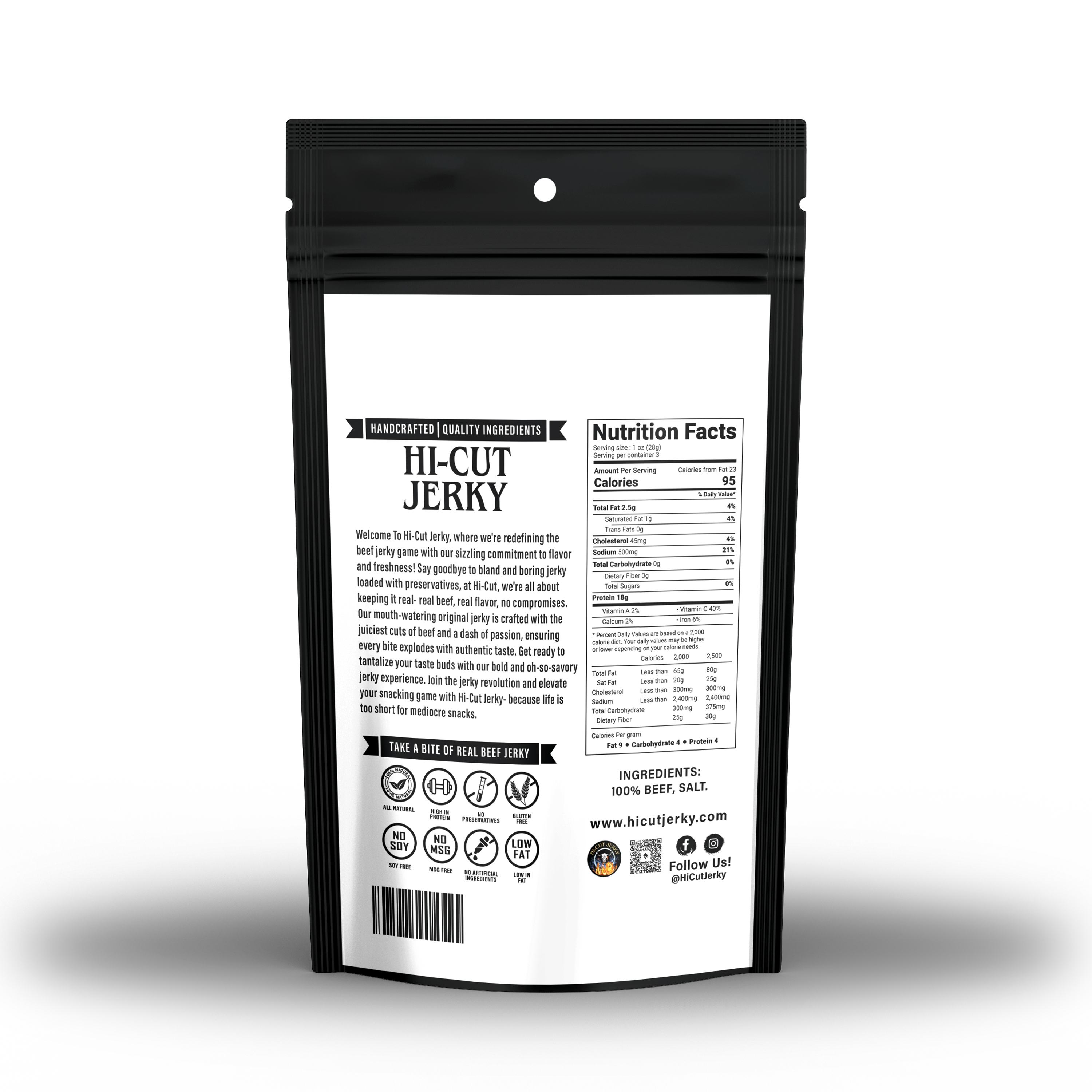 Hi-Cut Original Beef Jerky – 3 oz