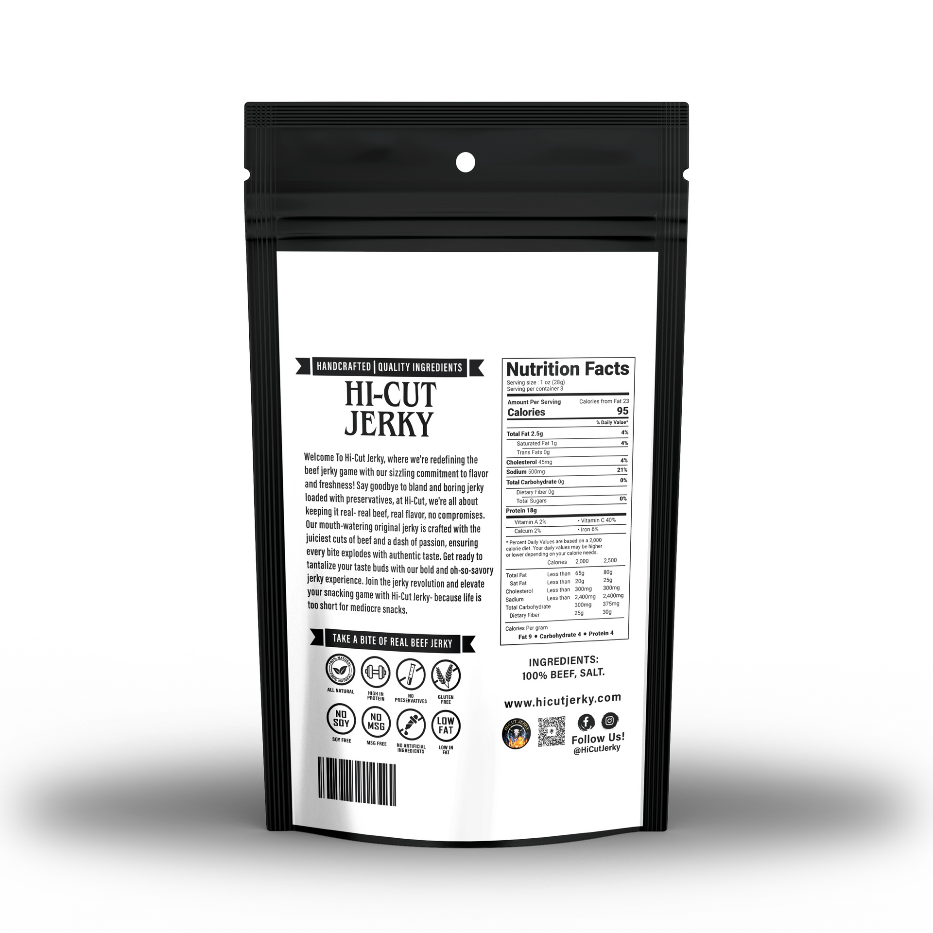 Hi-Cut Original Beef Jerky – 3 oz